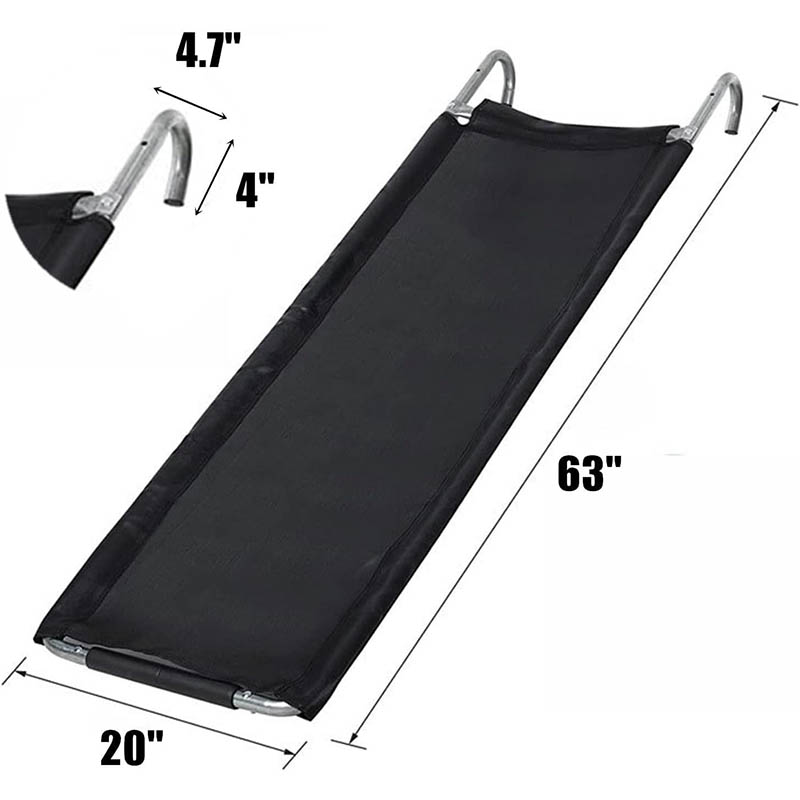 How do trampoline slides add fun to children's and families' entertainment?